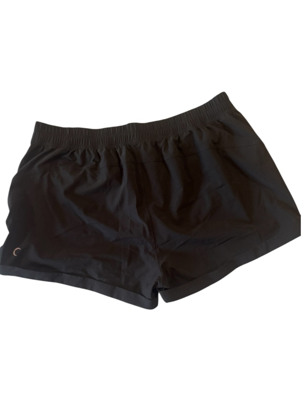 Zyia Active Black Running Shorts Built In Liner Reflective Logo Sz XXL/14 - Picture 2 of 6